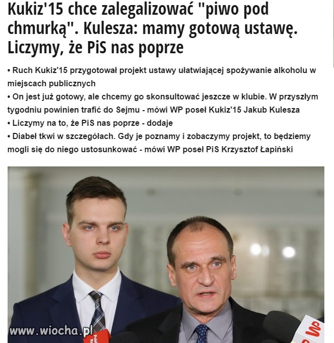 Demontaż systemu w/g Kukiz '15