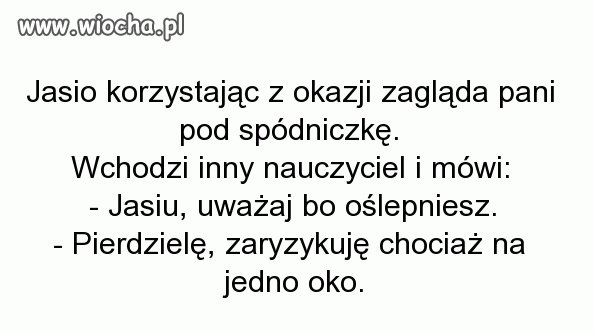 Pani w szkole wiesza jakiś obrazek na ławce...