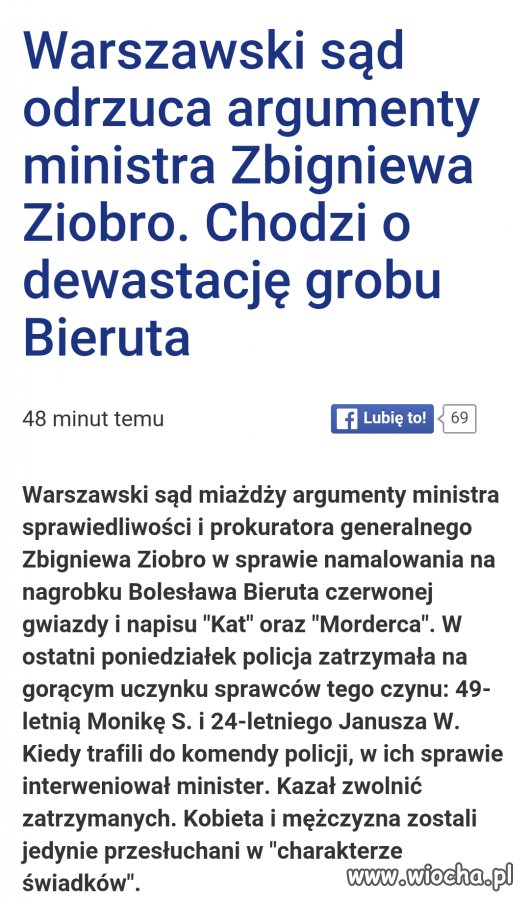 Policja vs pan Zbyszek 1:0