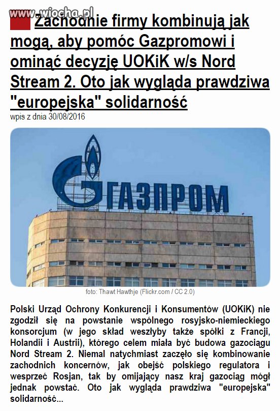 Europejska solidarność.