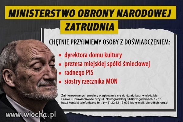Ogłoszenie o pracę