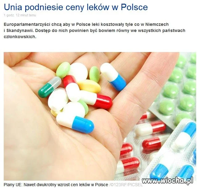 Podniosą ceny leków
