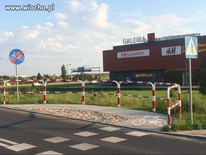 Poznań, najkrótsza ścieżka rowerowa w Polsce