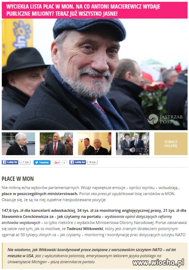 No a Antek szasta naszą kasą. 
