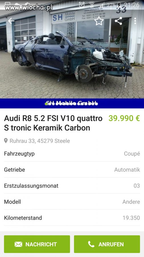 Niemiec Płakał jak sprzedawał 