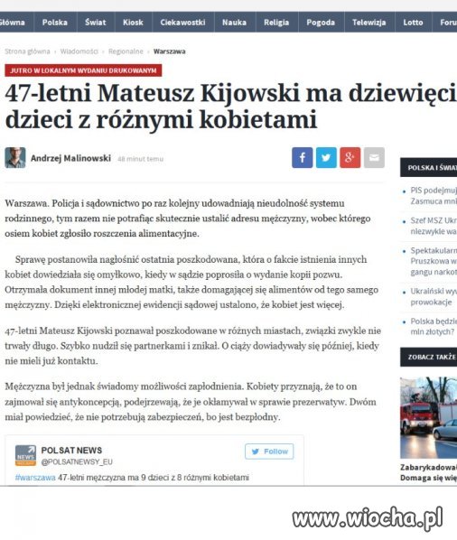 Zbieżność nazwiska i wieku? 