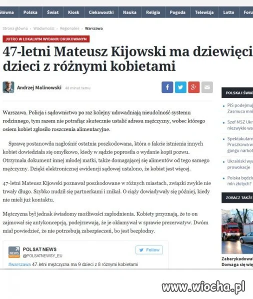 Zbieżność nazwiska i wieku? 