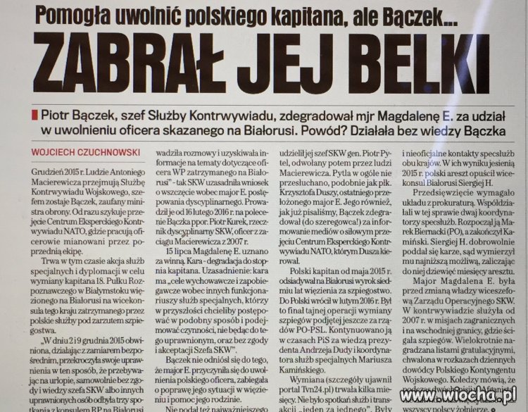 PiS karze za uwolnienie Polskiego oficera 