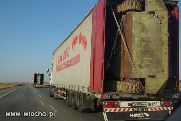 Przewóz czołgu