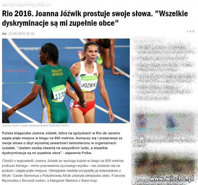 Powiedziała prawdę, a teraz zbiera baty