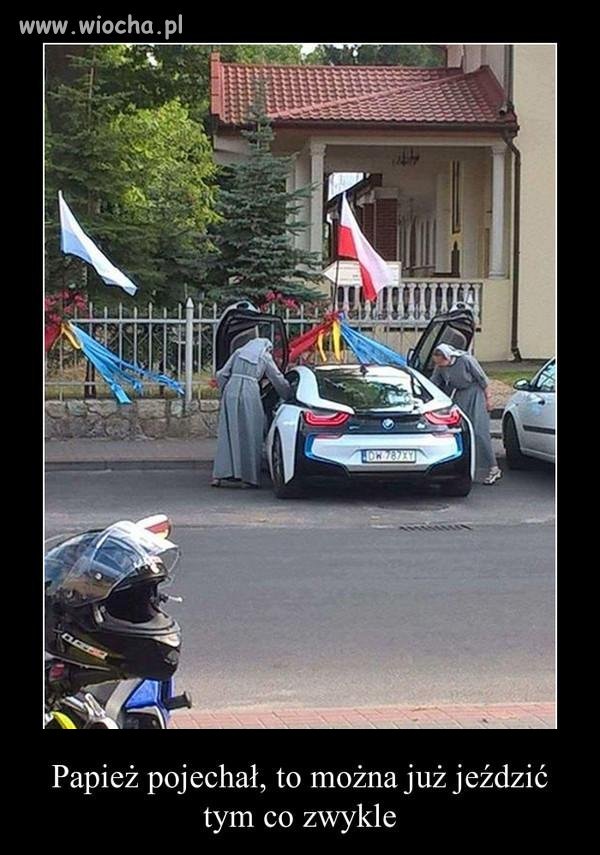 Siostro co za ulga, tym Matizem to już nie dawałam