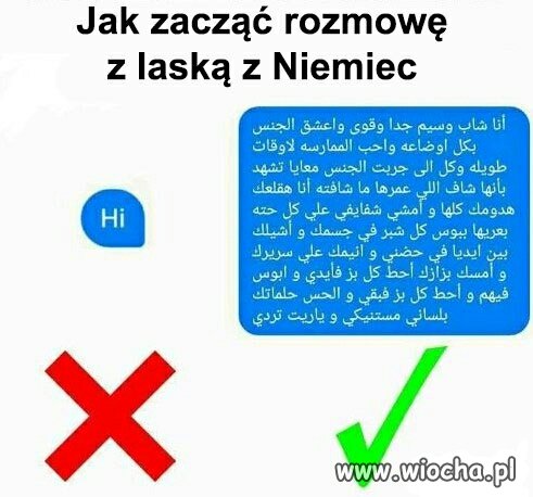 Jak rozmawiać z laską z Niemiec 