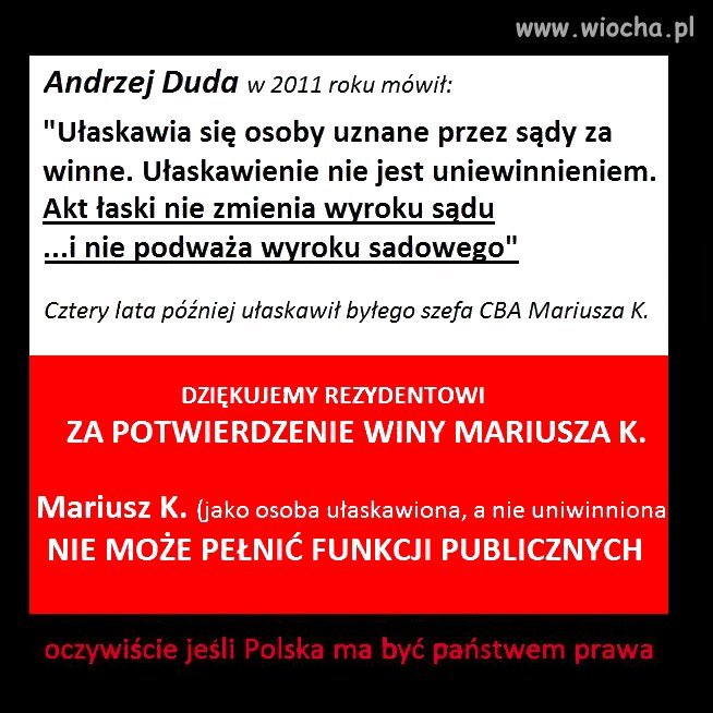 Ułaskawić niewinnego