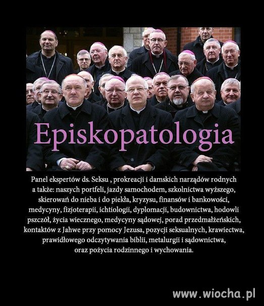 Nowa dziedzina nauki - episkopatologia