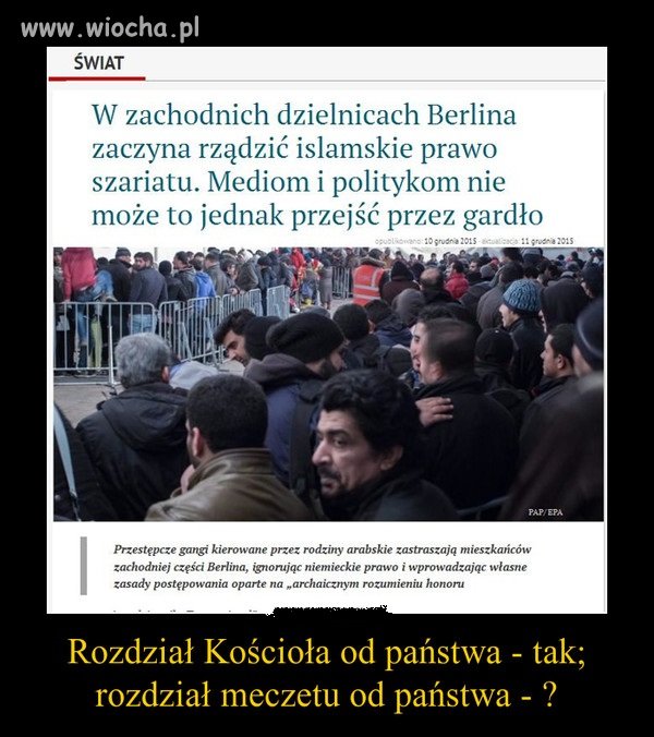 Chcieli to mają.