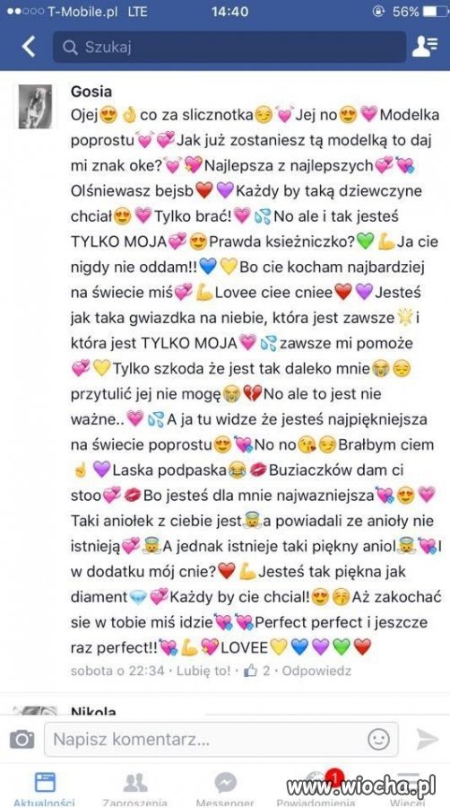 Komentarz z rakiem