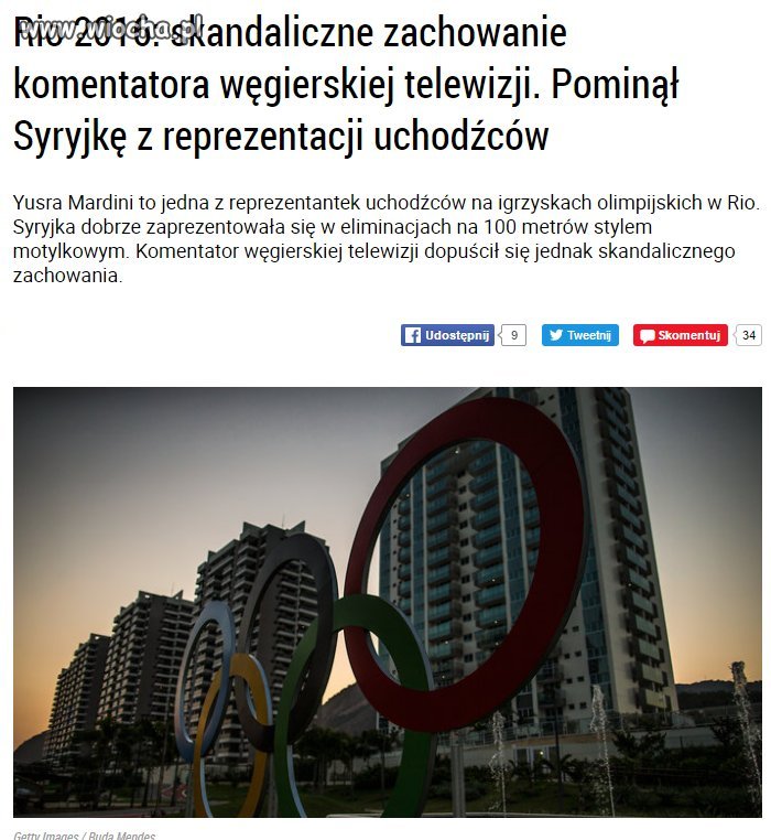 Czytając dzisiaj wiadomości dowiedziałem się, że 