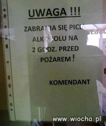 Ależ niedobry ten komendant.