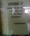Ależ niedobry ten komendant.