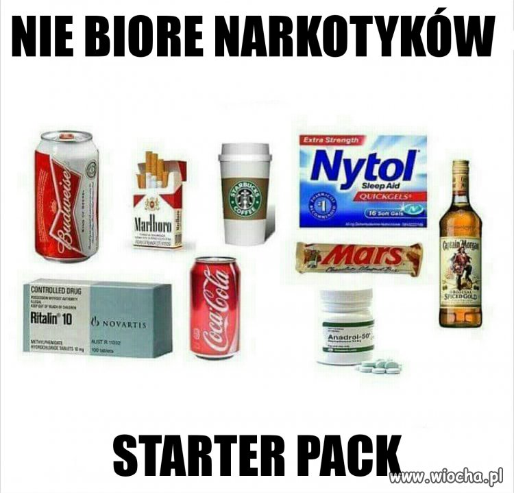 Nie biore narkotyków, ale nie stronie od...