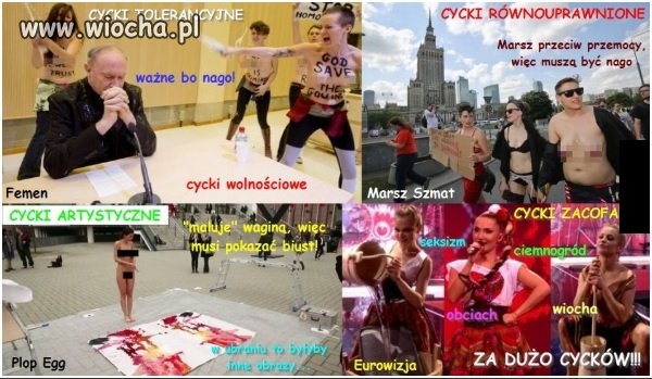 Cycki w służbie ludzkości.