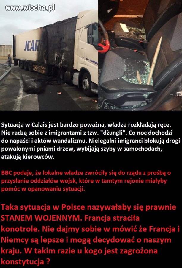 WŁADZE W CALAIS PODDAJĄ SIĘ!