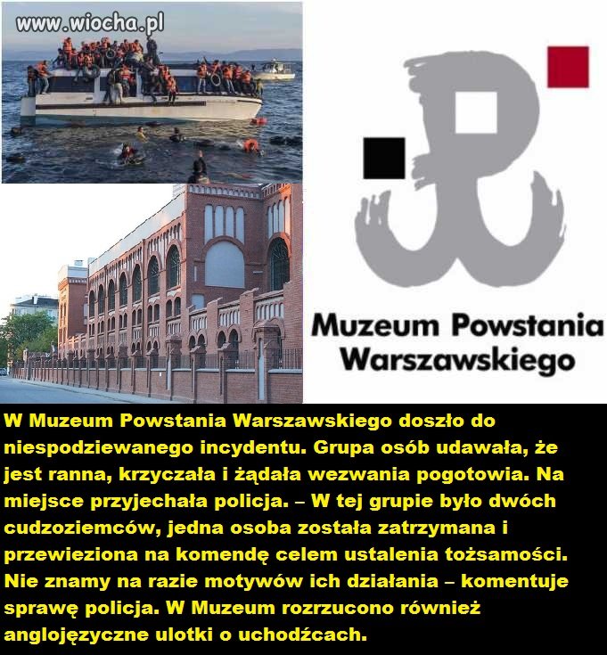Lewicowy "performance" w muzeum PW