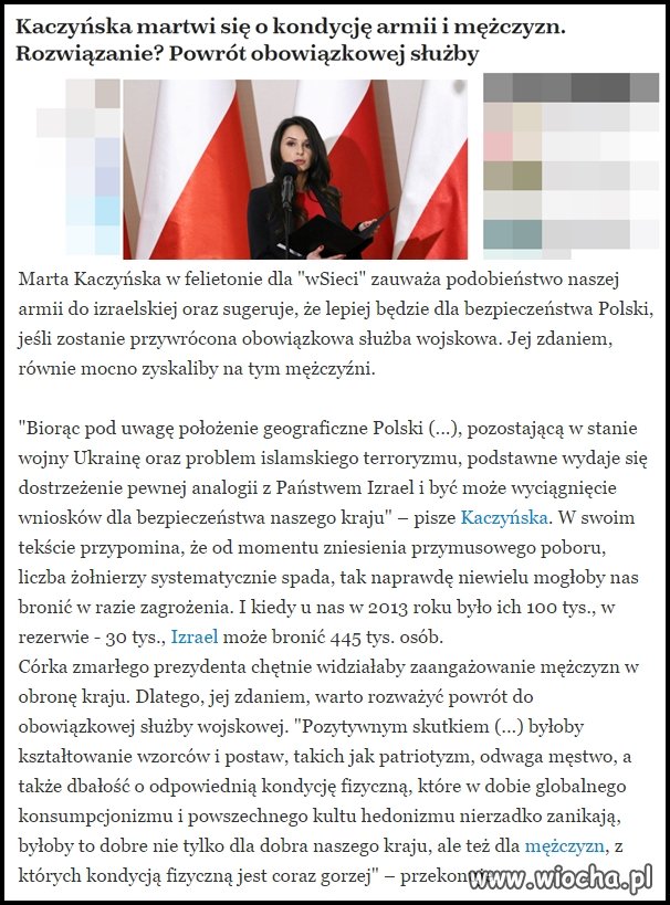 Silna armia ale pod warunkiem