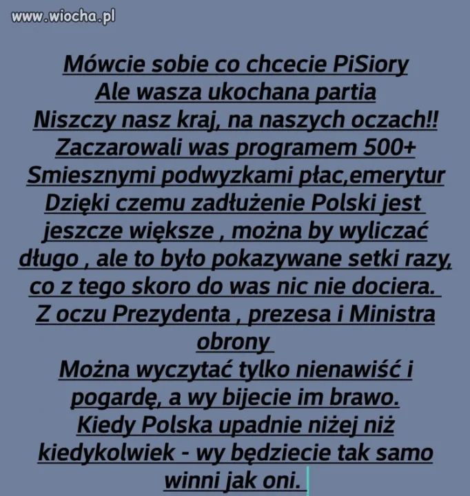 Jest źle...