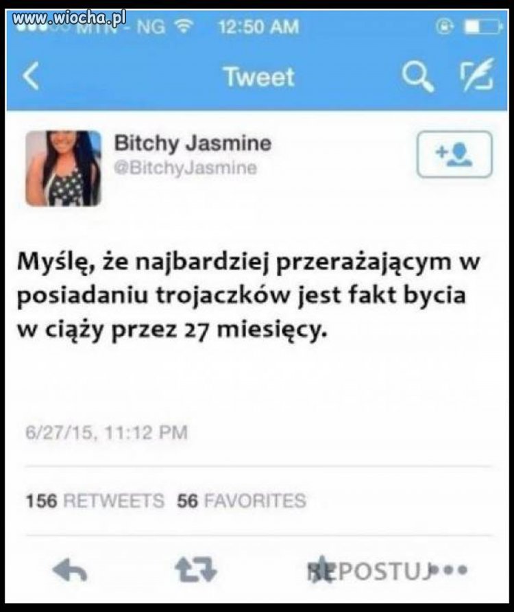Ciąża trojaczków