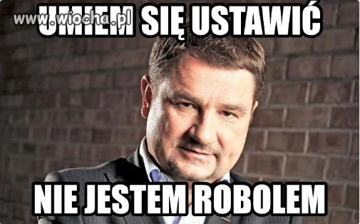 Dziwię się że zajmuje te stanowisko 