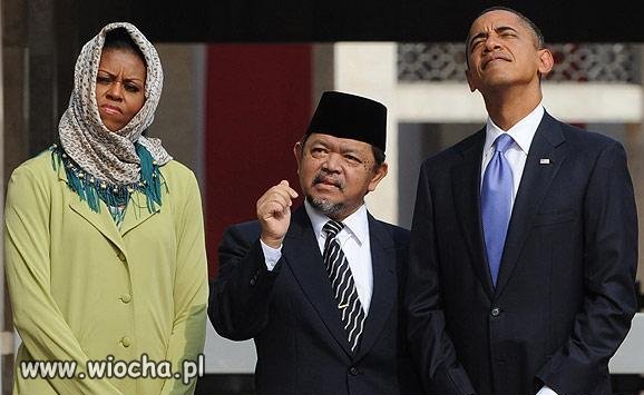Michaelle Obama w hidżabie