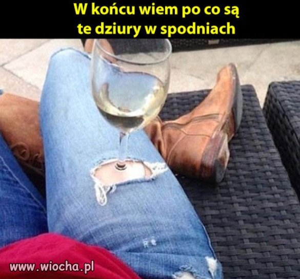 Po co są dziury w spodniach