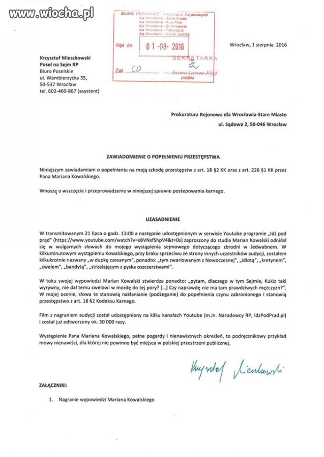 "W dupkę czesanym"