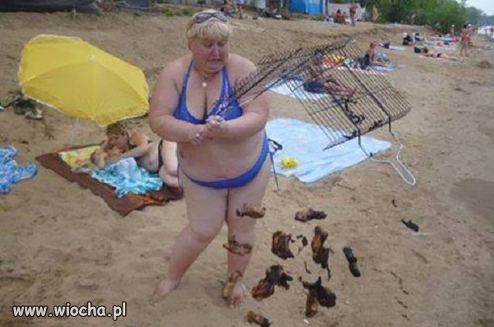Plaża,teściowa,grill=?