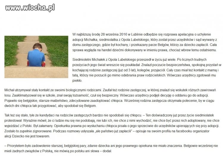 Bo Belgowie "już zapłacili"