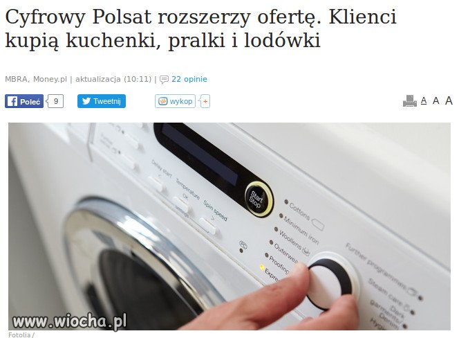 Reklamy w lodówce i przed praniem