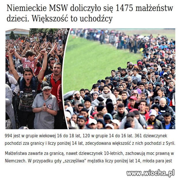 Pole do popisu dla pedofili. Brawo Niemcy