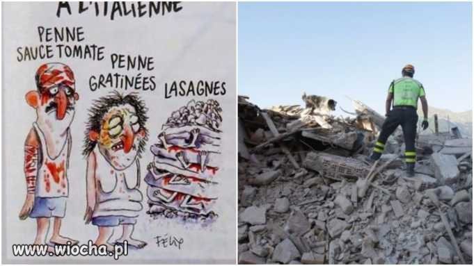 Charlie Hebdo porównuje ofiary trzęsienia 