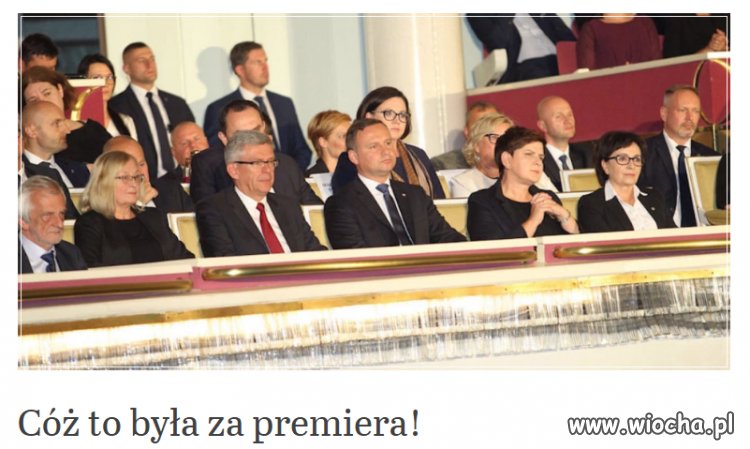 Hmmm prezydent na premierze