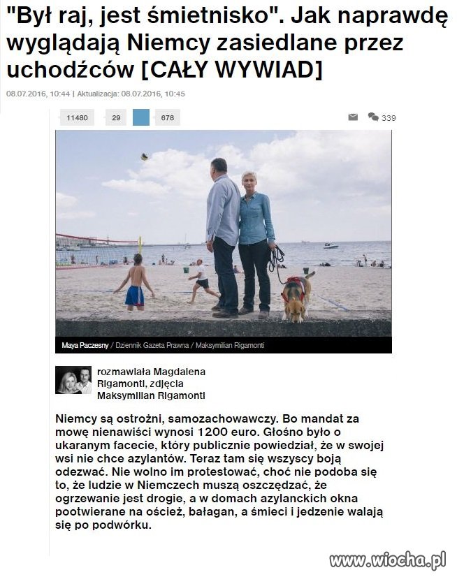 "Rozmnażajcie się z uchodźcami" - papież