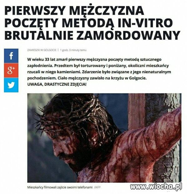 W świetle ostatnich zdarzeń i idąc za tokiem 
