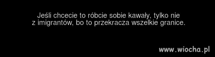 Żarty z imigrantów
