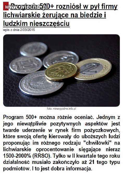500+ wrogiem Providenta