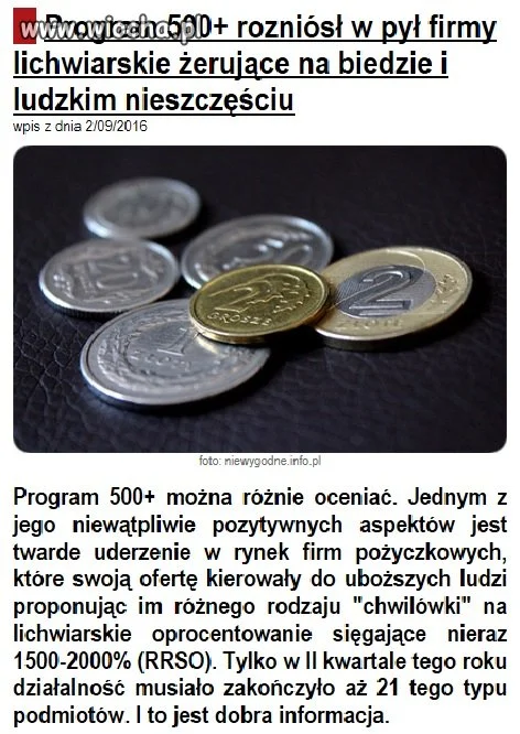 500+ wrogiem Providenta