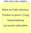 Dobrze że ja mam rozsądną żonę