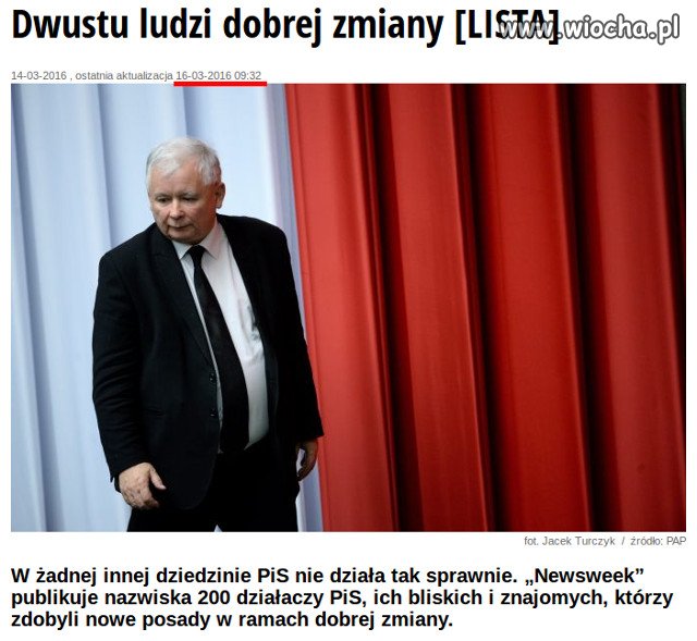 Wyborco PiS, po to jesteś nam potrzebny
