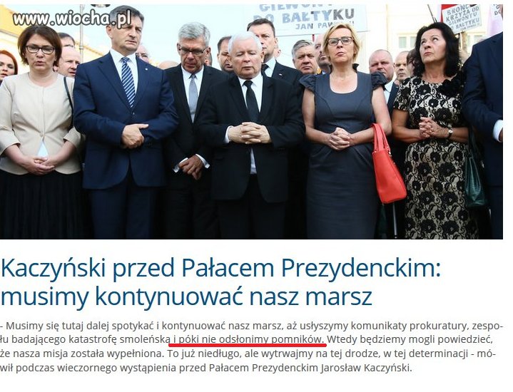 Dopiero pomnik na księżycu zakończy marsz.