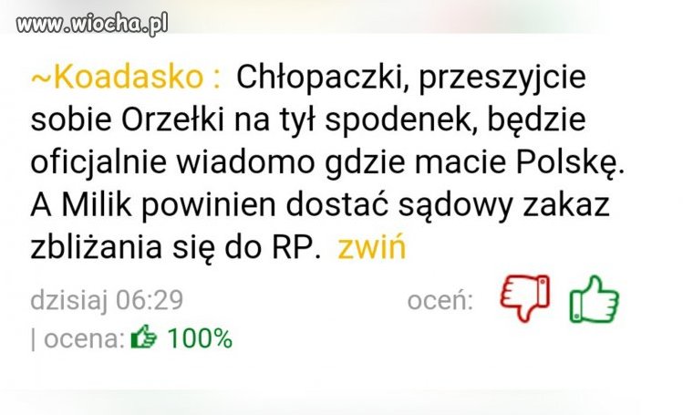 Komentarz po wczorajszym meczu.