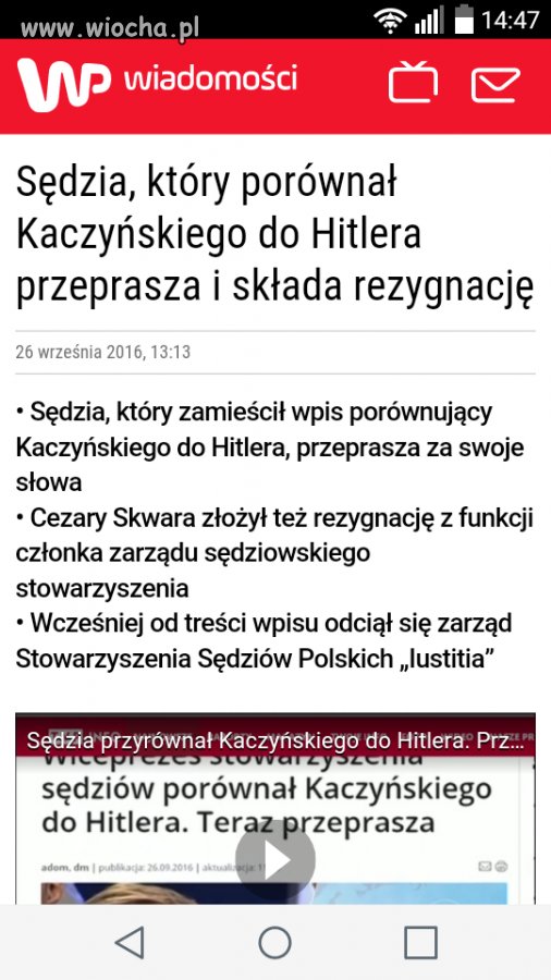 Powinno dać do myślenia